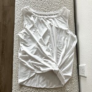 HPE Light White Workout Tank